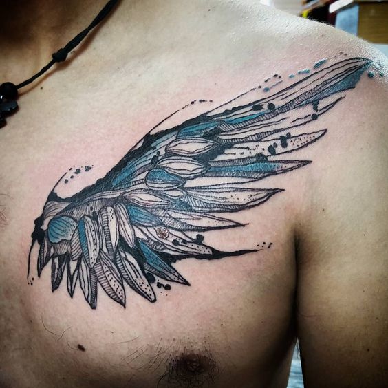 140 Himmlische Engel Tattoos, die Sie glauben machen