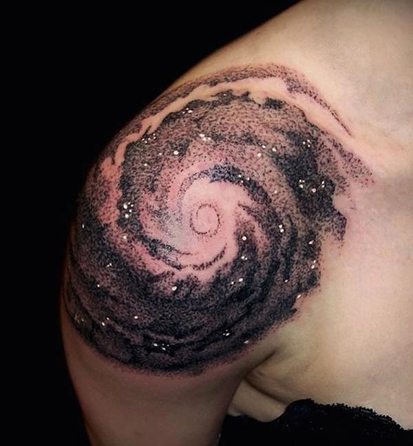 black space quarter tattoo