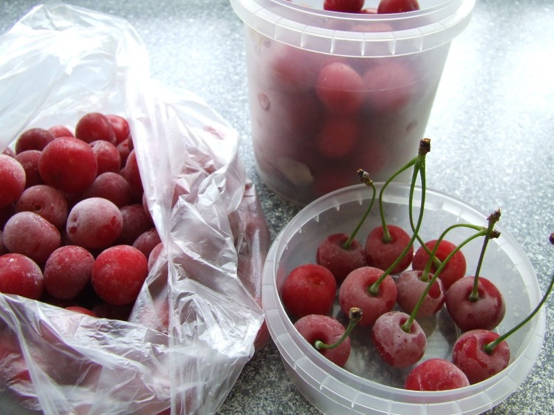 cuánto tiempo se almacenan las cerezas congeladas