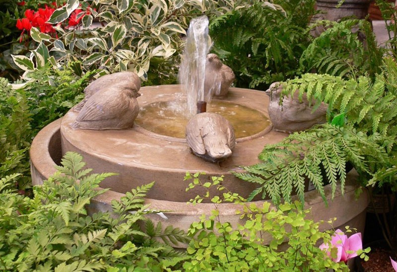 fontaine en béton à faire soi-même