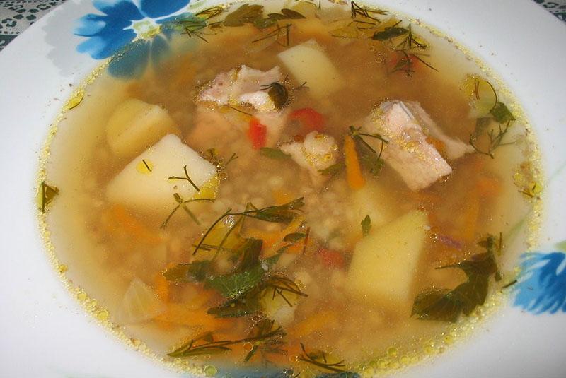 sopa de alforfón para niños