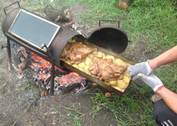 horno brasero