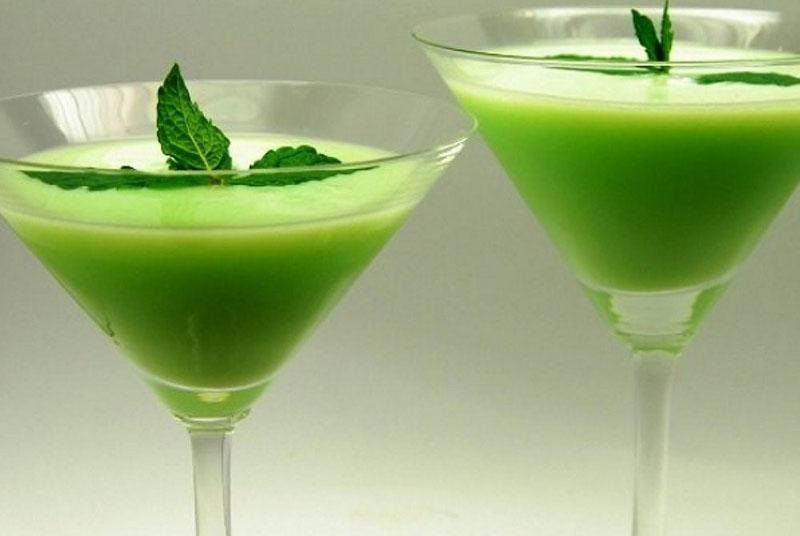 boisson à la menthe