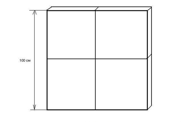 Taille quatre pièces