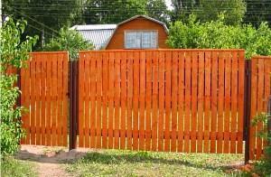 clôture en bois