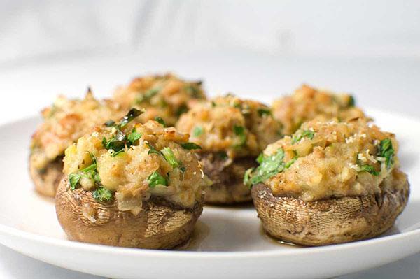 champiñones rellenos