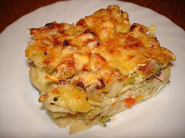 cazuela de verduras y pasta