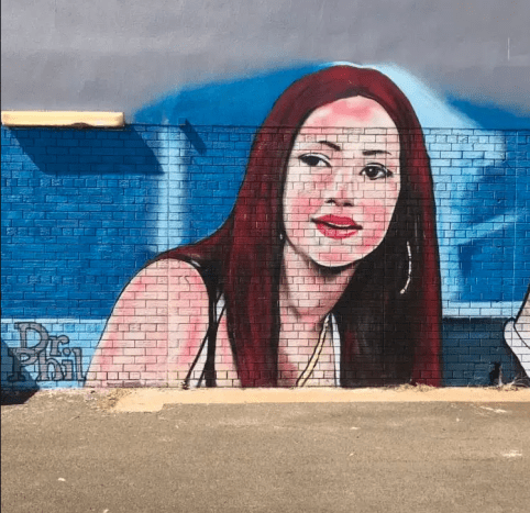 Foto: Danielle Bregoli/Facebook Graffiti umělci také skočili na