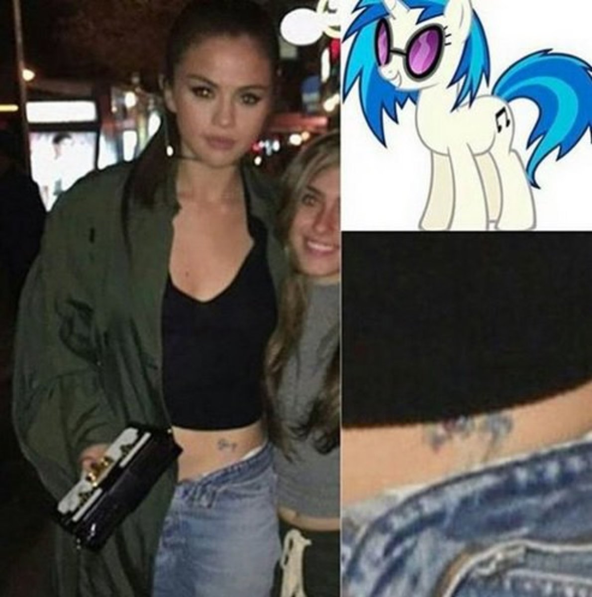 Selena Gomez mein kleines Pony Tattoo