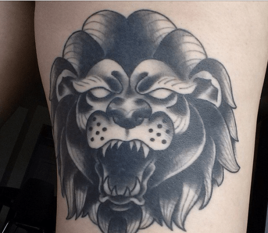 Rise of the Lion Fan-Tattoo