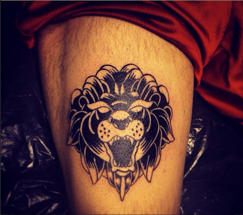 Rise of the Lion Fan-Tattoo