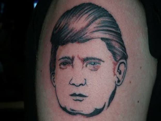 Trump Negativraum Tattoo