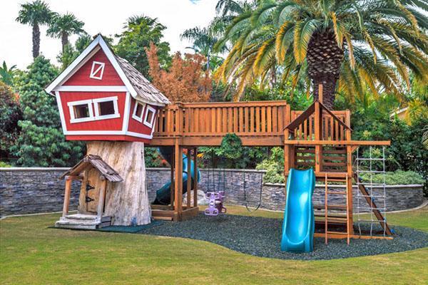 zona de juegos combinada para niños