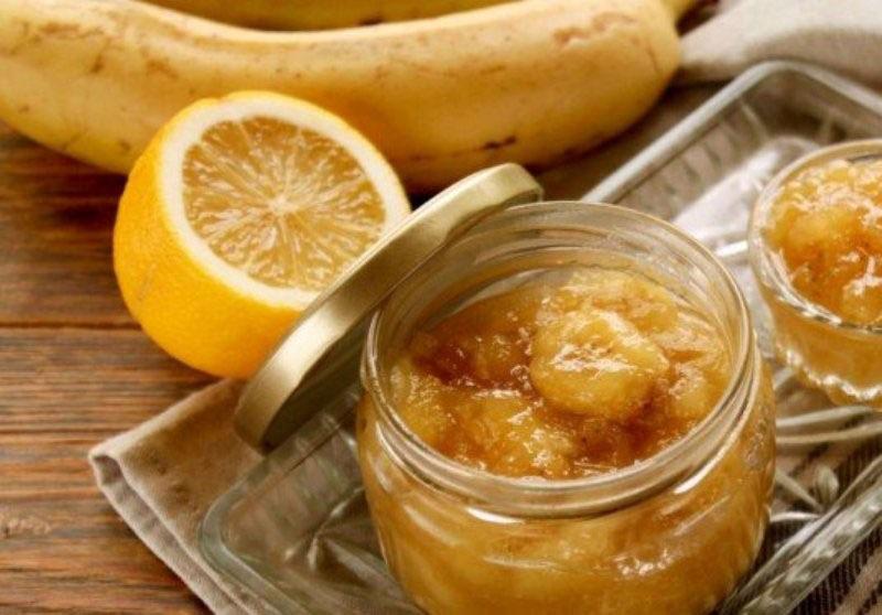 confiture de banane et citron